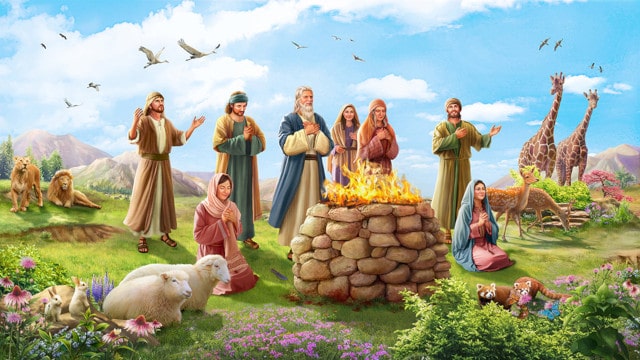 神が洪水後にノアに与えた祝福