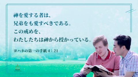 聖書の言葉,兄弟を愛する,ヨハネの第一の手紙,イエスの戒め,神を愛する