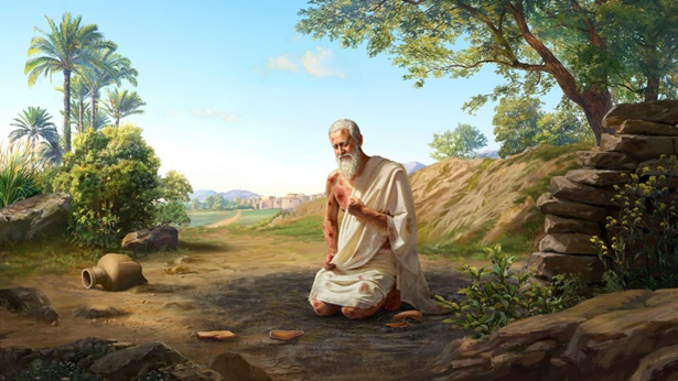 サタンがもう一度ヨブを攻撃する（腫れ物がヨブの全身を覆う）（１）