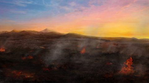 ソドム,神への反抗と敵対の繰り返しの後,神はソドムを完膚なきまでに根絶した